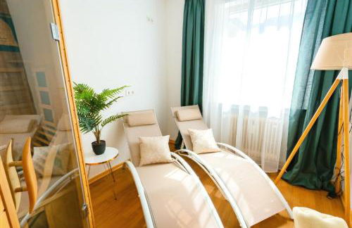 THE BIG MÜNSTER für bis zu 12, Whirlpool, Sauna, zentral, Tischfußball, Balkon, Gasgrill - Foto 25