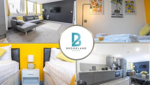 Two Bedroom Apartment by Brookland Stays Serviced Accommodation Short Lets Leeds with WiFi Kitchen Near Town Centre - Foto 5