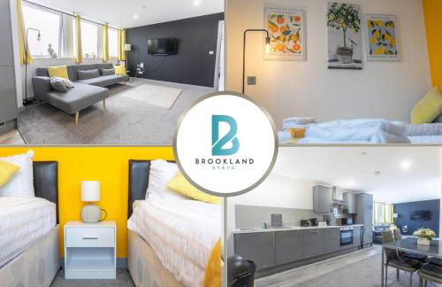 Two Bedroom Apartment by Brookland Stays Serviced Accommodation Short Lets Leeds with WiFi Kitchen Near Town Centre - Foto 5