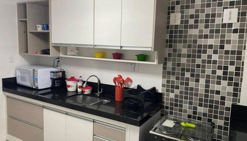 Apto frente Praia Itararé - Foto 5, toaster, minibar