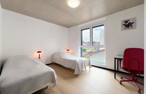 bonquartier - Design Apartment mit Balkon, Arbeitsplatz und Parkplatz - Foto 1