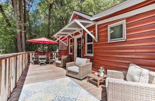 Modern Cabin Retreat with Swim Spa Hot Tub and Air Conditioning - Foto 33