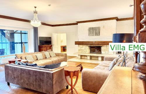 Villa EMG Ferienhaus in Alleinlage mit Privatsee Jacuzzi und Sauna für bis zu 22 Personen bei Osnabrück - Foto 27