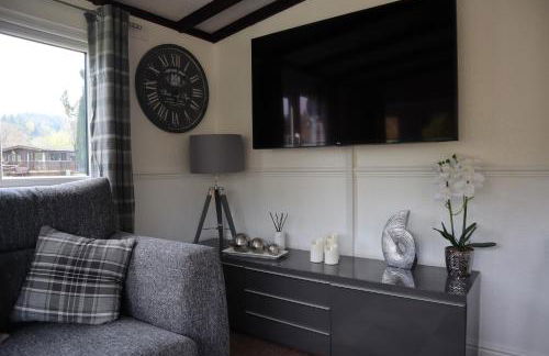 HEDDFAN, Luxury 3 bedroom timber lodge, Now with WiFi, Caer Beris Holiday Park, Builth Wells, SORRY NO TRADESMEN OR CONTRACTORS ALLOWED - Foto 4