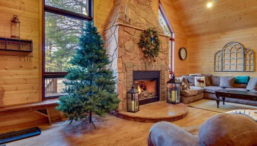 Hike, Fish and Relax Fireside! Forest Lakes Cabin - Foto 5