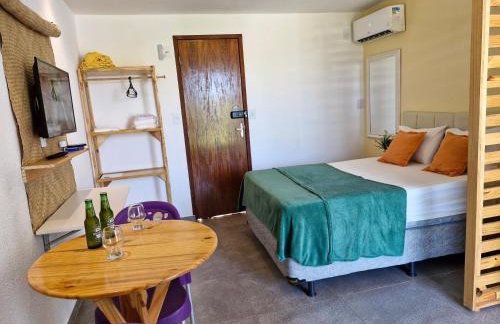 MSFlats Paripueira praia varanda c rede cozinha Wifi Ar split - Foto 49