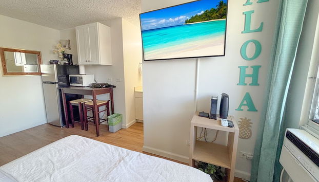 Mellow Kuhio Village Studio Condo by RedAwning - Foto 2, Habitación