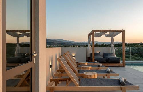 Soleado Villa Chania rooftop heated pool - Foto 26