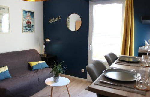 Studio Centre-Ville avec Terrasse et Parking Sécurisé Gratuit - Foto 8