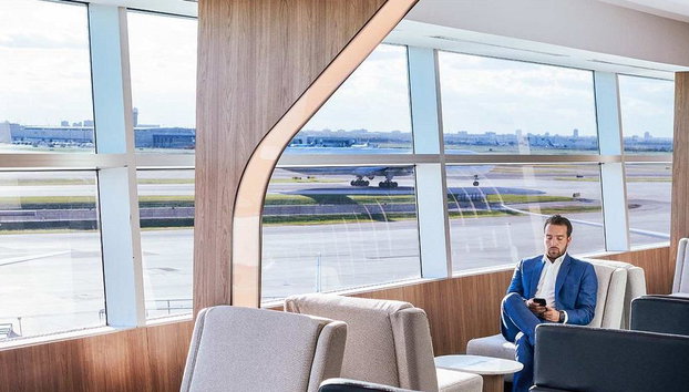 Sala VIP Plaza Premium en la T3, Salidas Internacionales - Entrada - Foto 4