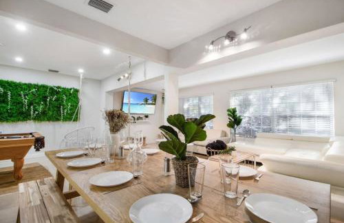 Casa Aloha Tropical Pool Beach 9 Mins Games - Foto 5