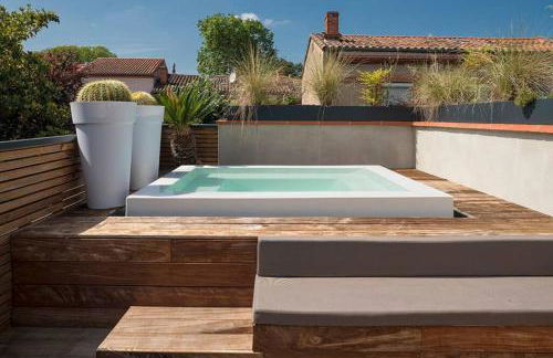 Maison contemporaine plein centre piscine &jacuzzi - Foto 35