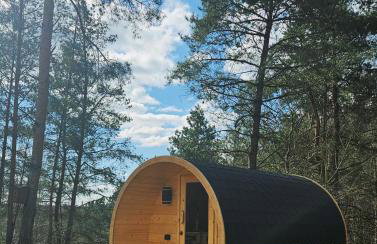 Mazurska bania u Pana Szeptuna - drewniany dom na skraju lasu - Foto 25