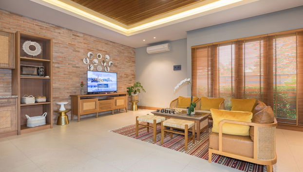 Zona de estar del vestíbulo