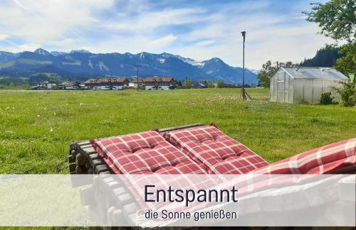 Bauernhof Finkel - Ferienwohnungen mit Balkon - Bergsicht - Traktor mitfahren - Tiere streicheln - entspannter Familienurlaub - zentrale Lage nahe Oberstdorf - Photo 66