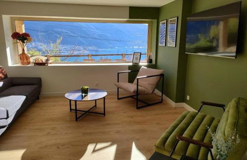 La Maison du Plongeoir 14 pers grande terrasse vue lac de Serre Ponçon - Foto 33