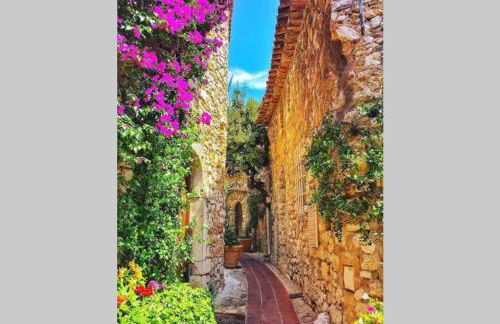 Villa d exception avec terrasse, jacuzzi, vue mer, parking, en plein cœur du village de Eze - Foto 59