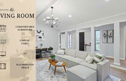 Spacious 5BR Getaway with Pool - Foto 10