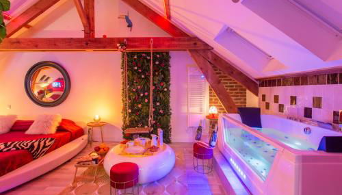 Suite Romantique 45m2-Amiens Centre-SPA & Parking - Foto 5