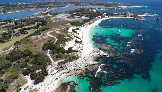 Vista aerea dell'isola