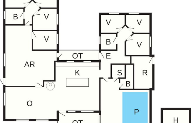 20 Person Holiday Home in Hojslev - Foto 10