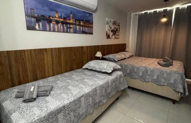 Studio 2 min do Hospital Unimed e Shopping Park Sul - Foto 1