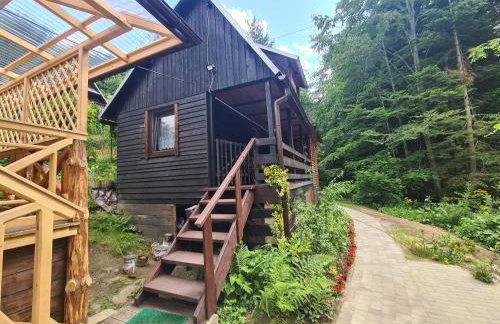 Duży drewniany domek nad rzeką, Obidza 381, Łącko - Foto 2