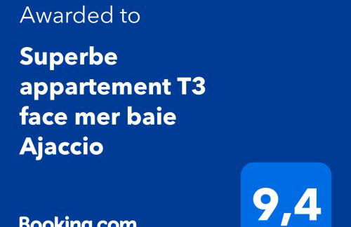 Superbe appartement T3 face mer baie Ajaccio - Foto 25