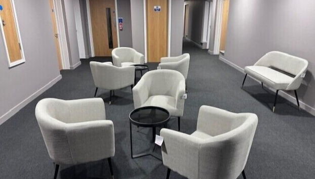 Zona de estar del vestíbulo