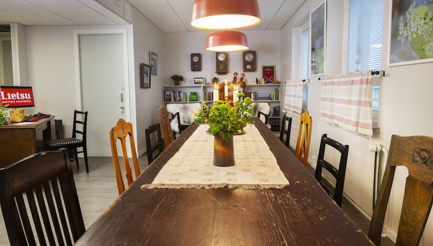 Zona de estar del vestíbulo