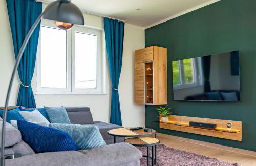 Sonnendeck Schwerin - Apartment mit Dachterrasse, Seeblick, Parkplatz, Fahrradschuppen, King-Size Bett - seenah relaxen - Foto 5