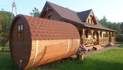 Dom drewniany na Kaszubach, rzeka, las, pola, niedaleko jeziora - Foto 4