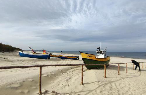 chaty, niebieskie drzwi - Foto 1