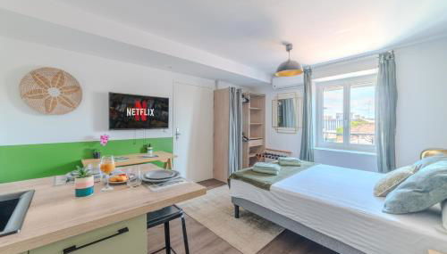 Hortensia Roanne centre-ville - Parking & Clim - Foto 4