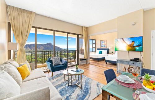 Diamond Head and Partial Ocean views with 2 Beds and Parking - Foto 2