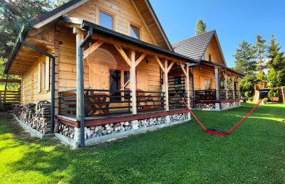 Borowikowe Zacisze drewniane domy z kominkami - Foto 1