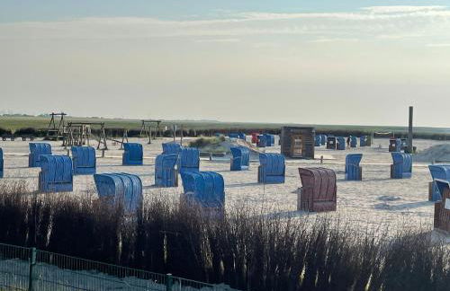 Nordseeküste am Deich mit schönem Garten - Foto 38