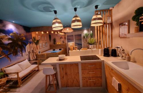 Les Spas de la Mer, Appart&Spa Aloha, 100m de la plage, Plein cœur du Grau - Photo 8