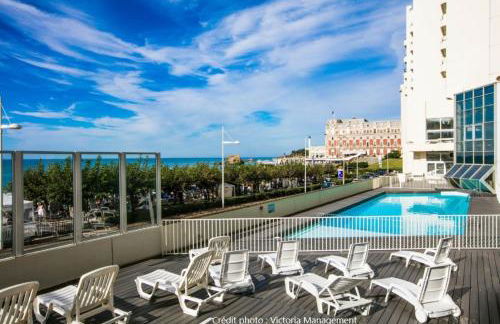 Biarritz Plage - Terrasse & Piscine Résidence - Foto 10
