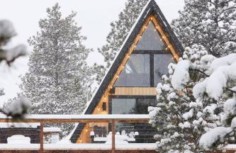 Modern A-frame w/ hot tub + view - Foto 6