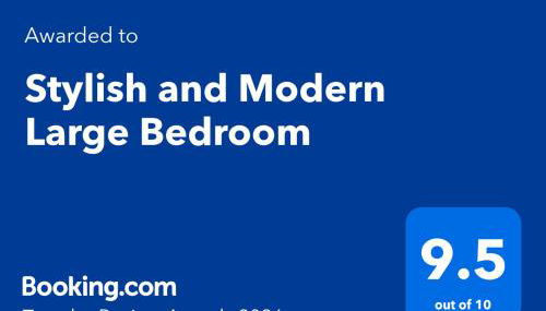 Stylish and Modern Large Bedroom - Foto 2