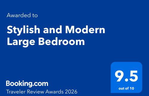 Stylish and Modern Large Bedroom - Foto 2