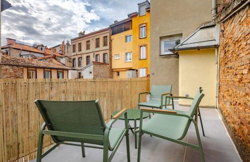 Magnifique appartement TERRASSE et PARKING privé place Dupuy - Foto 13