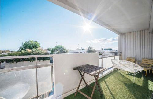 LE CALDERINI APPART - Face PLAGE WIFI et PARK Gratuit CALME - Résid Le Surcouf -TOP PROS SERVICESConciergerie La Grande Motte - Foto 4