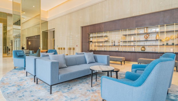 Zona de estar del vestíbulo