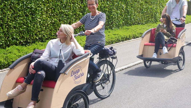 Visitando Lucerna de bicicleta elétrica