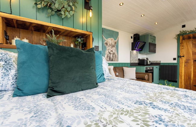 Willows Rest - 1 Bed Shepherd's Hut - Pentlepoir - Foto 9