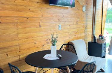 Chalé Tiny house com banheira e lareira - Foto 9