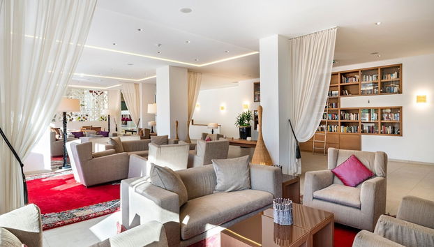 Zona de estar del vestíbulo