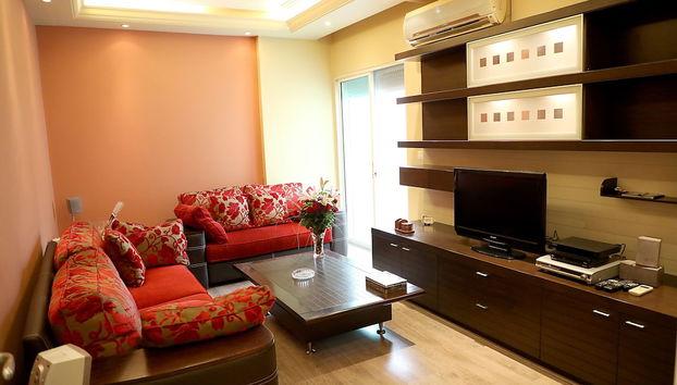 Coin salon dans le hall